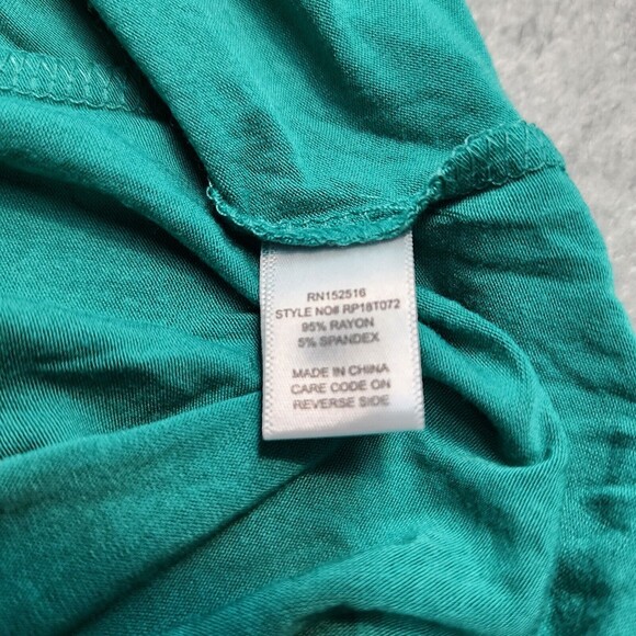 NWT Molly & Isadora Women's Green Top Size 1X - Picture 6 of 10